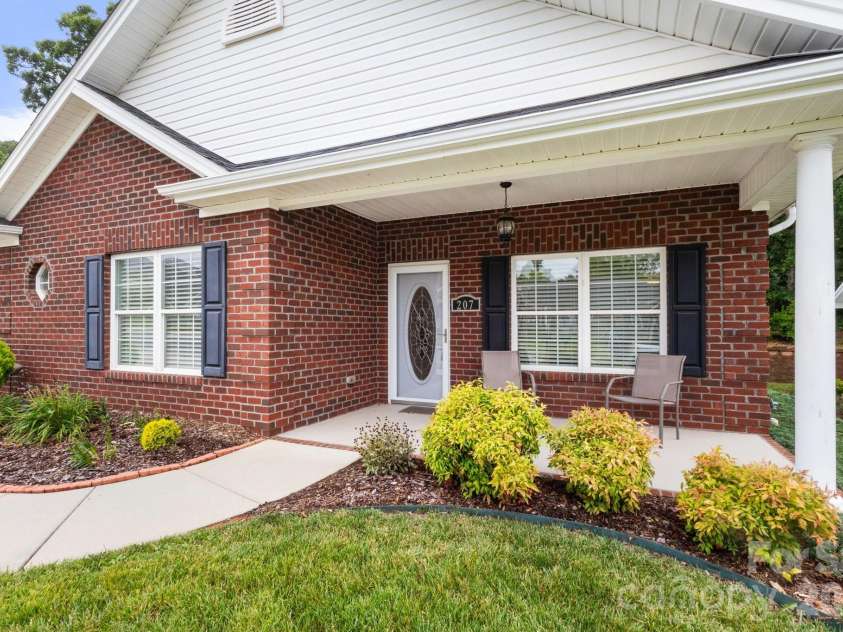 207 Crystal Springs Lane, Shelby, NC 28150.  MLS# CAR4426735, YatesRealty ID 54562. Front