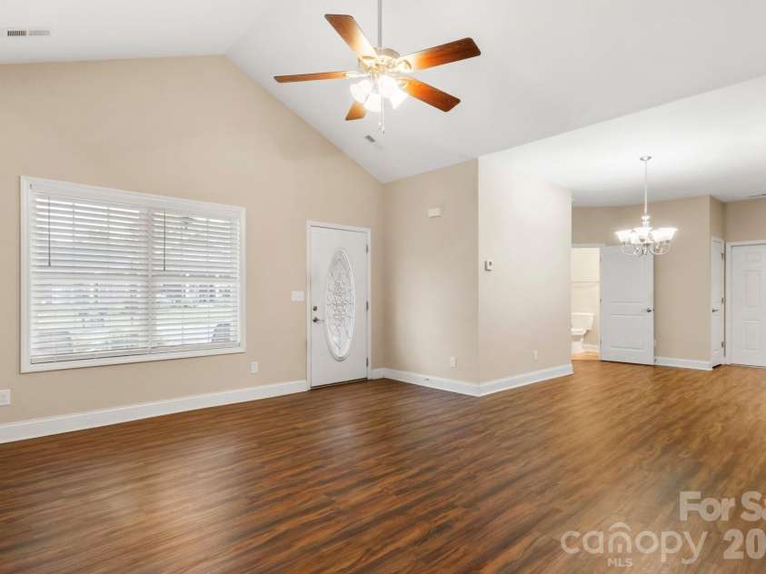 207 Crystal Springs Lane, Shelby, NC 28150.  MLS# CAR4426735, YatesRealty ID 54562. Living/Dining