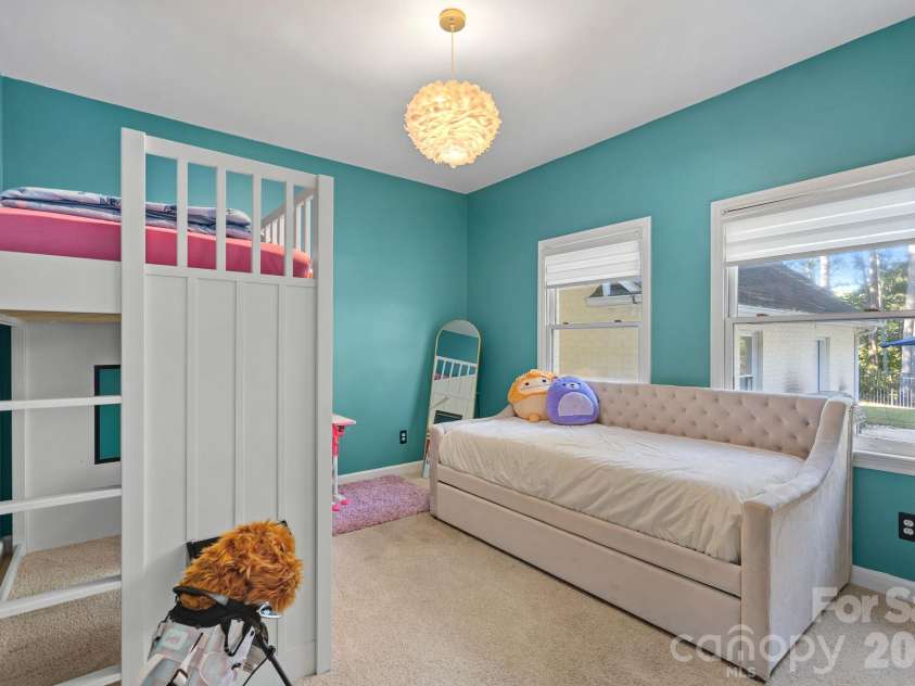 8049 Ravenwood Lane, Stanley, NC 28164.  MLS# CAR4426461, YatesRealty ID 54579. Bedroom #2 downstairs