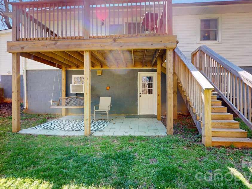 2992 Greenleaf Road, Clover, SC 29710.  MLS# CAR4358805, YatesRealty ID 5458. Patio under deck!