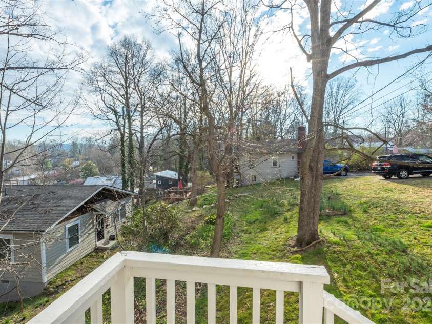 76 Oakwood Street, Asheville, NC 28806.  MLS# CAR4239865, YatesRealty ID 5459. View from back proch