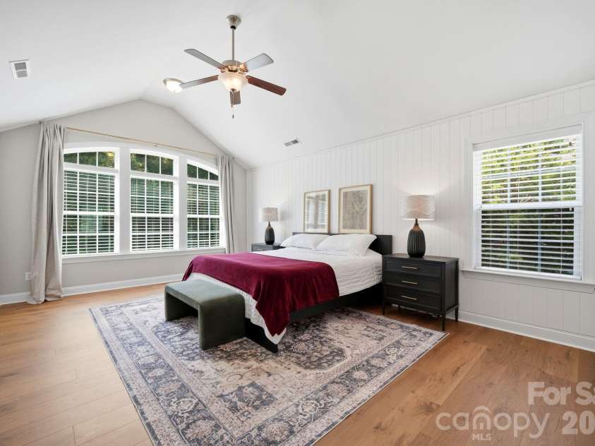 612 Highland Ridge Point, Clover, SC 29710.  MLS# CAR4424384, YatesRealty ID 54612. Primary bedroom with cathedral ceiling.