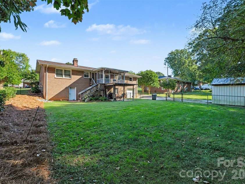 211 21st Street, Kannapolis, NC 28081.  MLS# CAR4430291, YatesRealty ID 54629. Backyard view