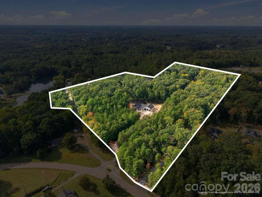 1020 Rock Pond Lane, Salisbury, NC 28146.  MLS# CAR4430684, YatesRealty ID 54636. 9.35 private acres
