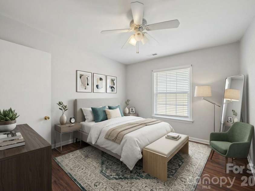 3323 Wiseman Drive, Charlotte, NC 28227.  MLS# CAR4428962, YatesRealty ID 54639. Bed room 3 virtual staging only