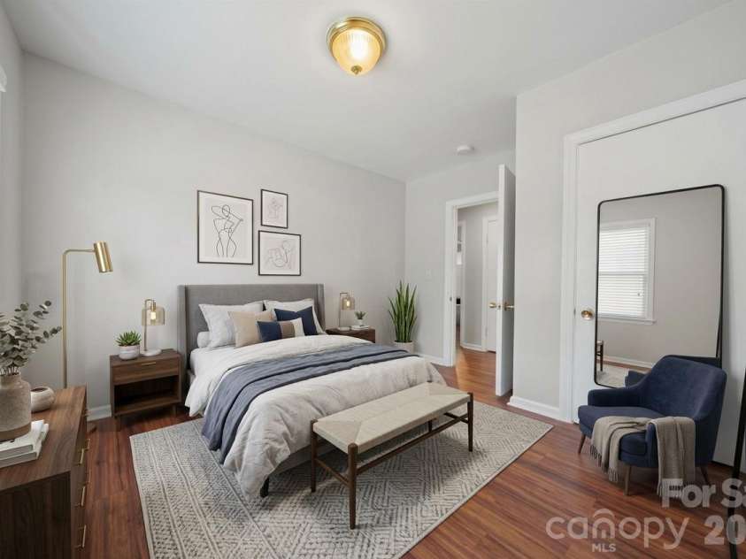 3323 Wiseman Drive, Charlotte, NC 28227.  MLS# CAR4428962, YatesRealty ID 54639. Bed room2 virtual staging only