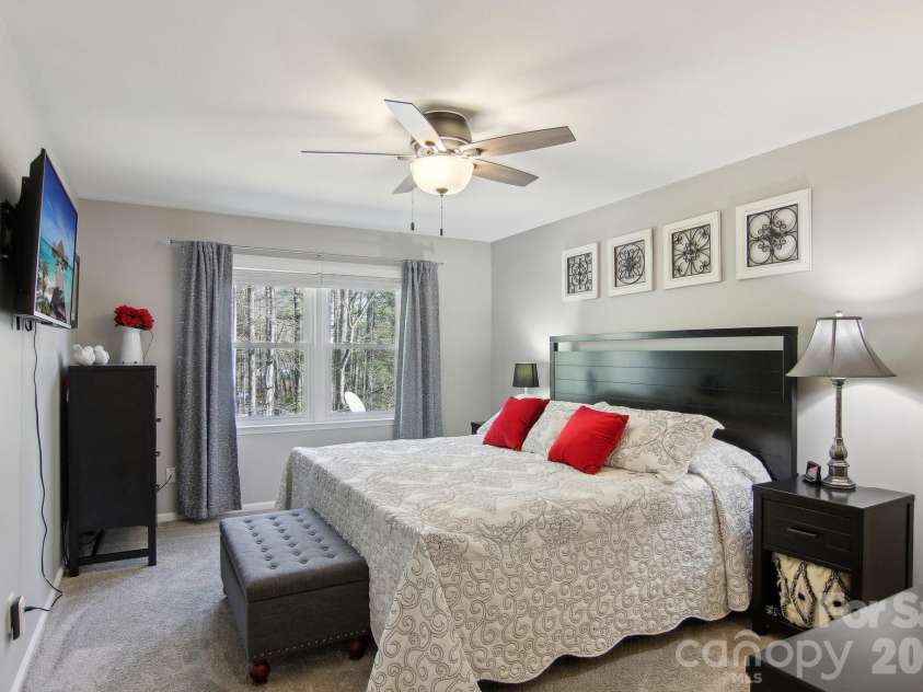 6 Calico Lane, Etowah, NC 28729.  MLS# CAR4215890, YatesRealty ID 5465. Primary Bedroom (Upstairs)