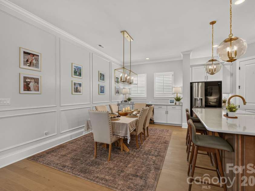 1018 Lowland Way, Waxhaw, NC 28173.  MLS# CAR4427578, YatesRealty ID 54654. Dining Area