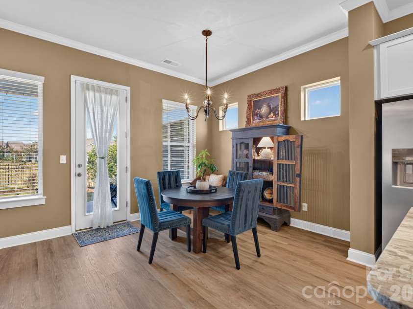 1006 Lowland Way, Waxhaw, NC 28173.  MLS# CAR4427580, YatesRealty ID 54659. Dining Area
