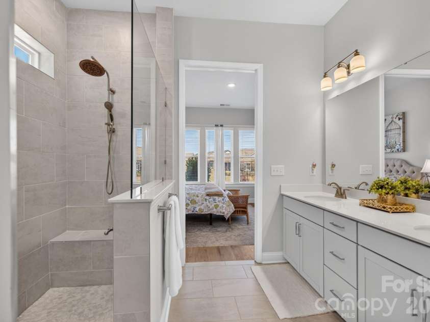 1006 Lowland Way, Waxhaw, NC 28173.  MLS# CAR4427580, YatesRealty ID 54659. Primary Bathroom