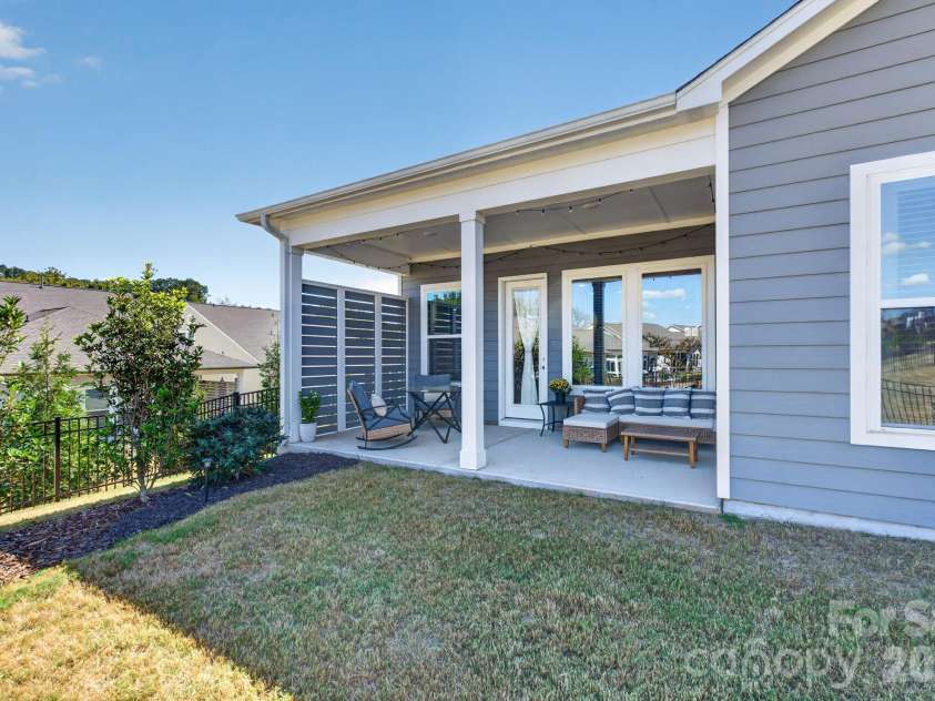 1006 Lowland Way, Waxhaw, NC 28173.  MLS# CAR4427580, YatesRealty ID 54659. Rear Covered Porch
