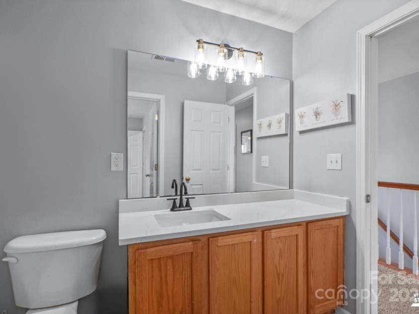 1016 Council Fire Circle, Indian Trail, NC 28079.  MLS# CAR4238473, YatesRealty ID 5469. Shared full bath