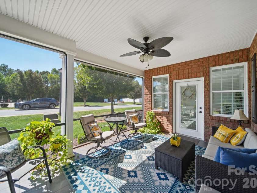 2367 Stardust Court, Denver, NC 28037.  MLS# CAR4429060, YatesRealty ID 54693. Screened porch