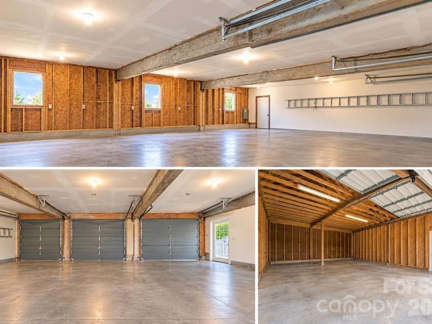 150 Rabun Run, Columbus, NC 28722.  MLS# CAR4430697, YatesRealty ID 54723. Virtually removed clutter from 3 oversized 3 car garage