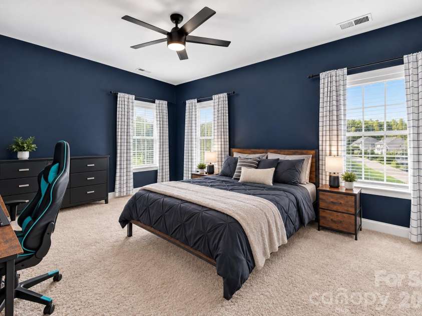 16803 Silversword Drive, Charlotte, NC 28213.  MLS# CAR4429424, YatesRealty ID 54725. Bedroom 3 virtually staged