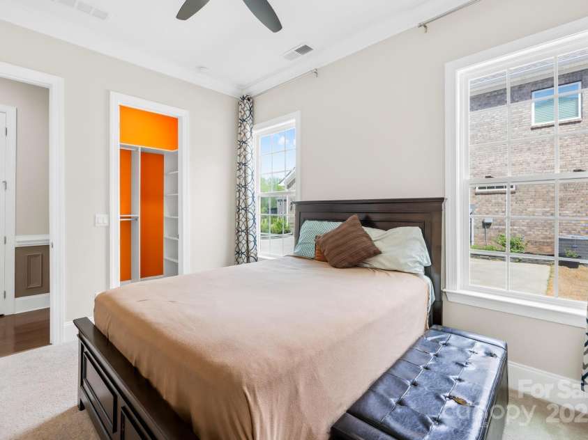 705 Brown Creek Drive, Matthews, NC 28104.  MLS# CAR4244288, YatesRealty ID 5473. First Level Bedroom With Attached Bath, Walk-in Closet