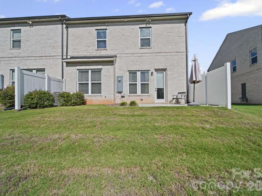 203 Heathbrook Lane, Waxhaw, NC 28173.  MLS# CAR4429780, YatesRealty ID 54740. Back