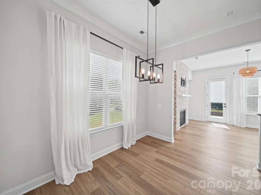 203 Heathbrook Lane, Waxhaw, NC 28173.  MLS# CAR4429780, YatesRealty ID 54740. Dinning room, Main  floor