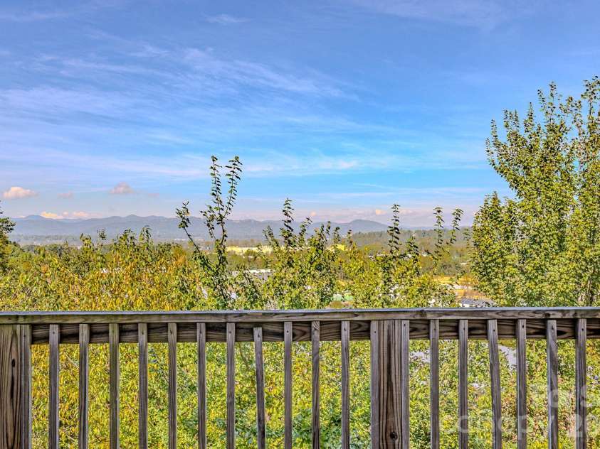623 Cardwell Lane, Fletcher, NC 28732.  MLS# CAR4430671, YatesRealty ID 54742. Long Range Mountain Views from back deck