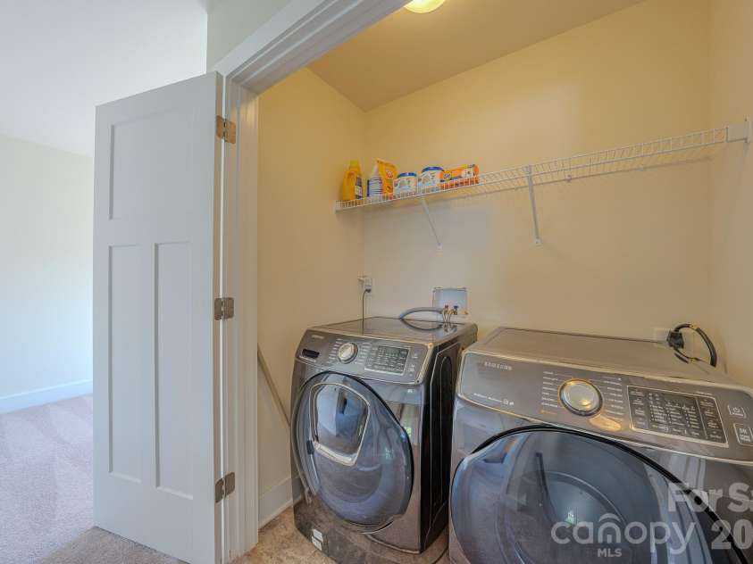 623 Cardwell Lane, Fletcher, NC 28732.  MLS# CAR4430671, YatesRealty ID 54742. Upstairs Laundry