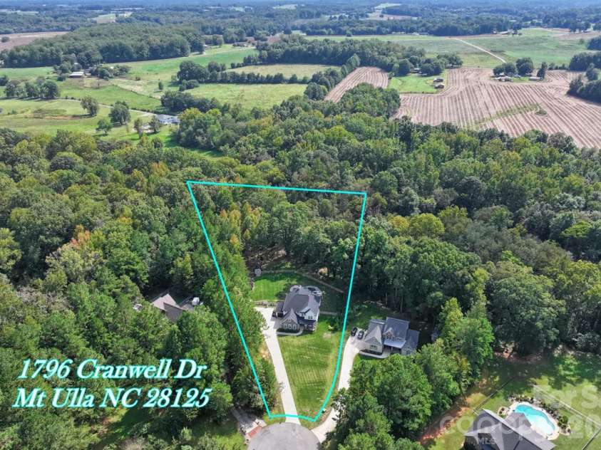 1796 Cranwell Drive, Mt Ulla, NC 28125.  MLS# CAR4429508, YatesRealty ID 54756. 