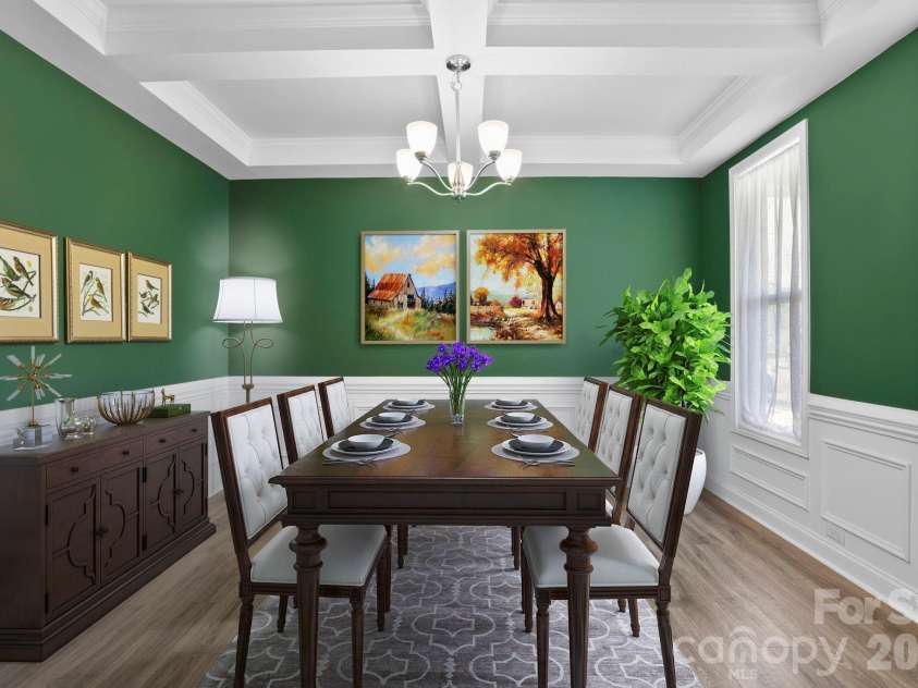 265 Fox Cove Road, Hendersonville, NC 28792.  MLS# CAR4356142, YatesRealty ID 5476. Formal dinning room virtually staged