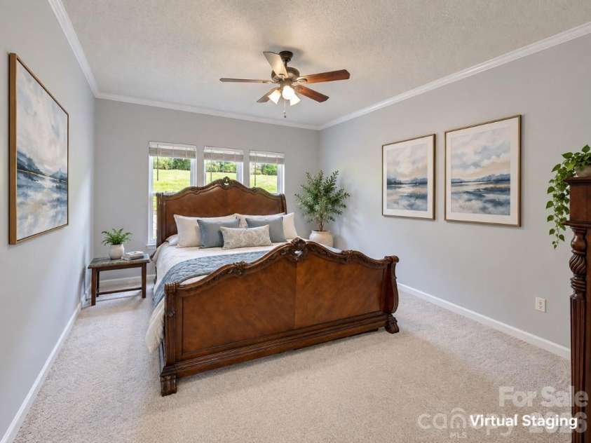 60 Golden Lane, Leicester, NC 28748.  MLS# CAR4429246, YatesRealty ID 54773. Primary Bedroom