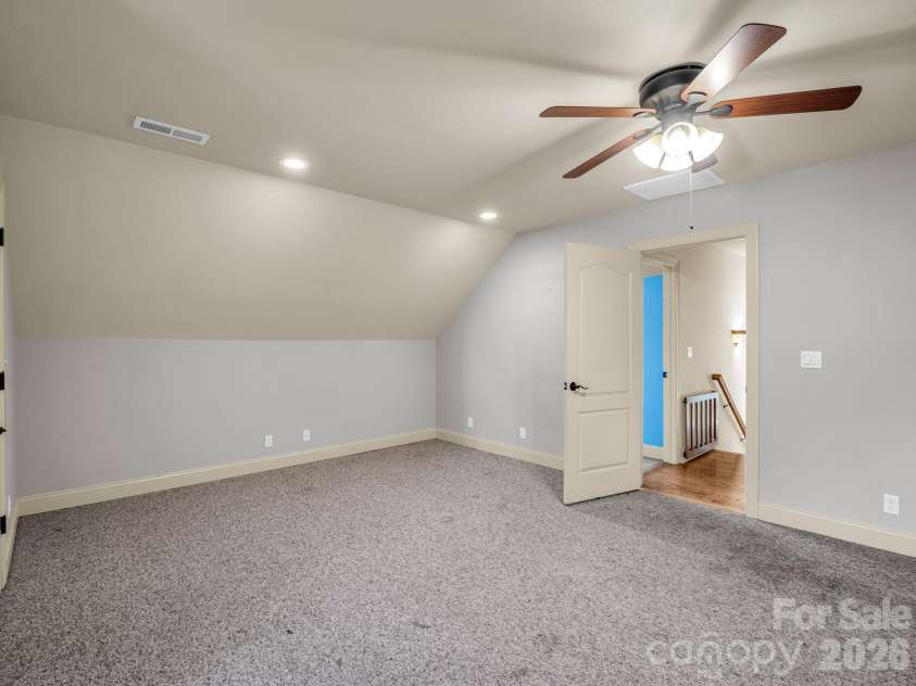 61 Mountain Shadows Drive, Leicester, NC 28748.  MLS# CAR4431319, YatesRealty ID 54790. 2nd bedroom on upper level