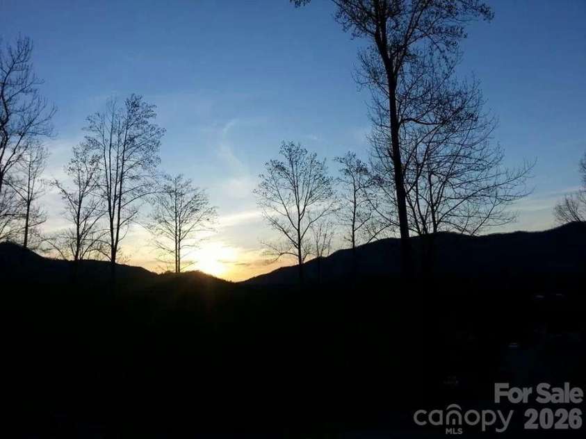 3 Lauren Lane, Candler, NC 28715.  MLS# CAR4421667, YatesRealty ID 54800. Night View From Front Deck