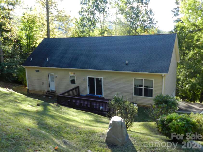 3 Lauren Lane, Candler, NC 28715.  MLS# CAR4421667, YatesRealty ID 54800. Rear View