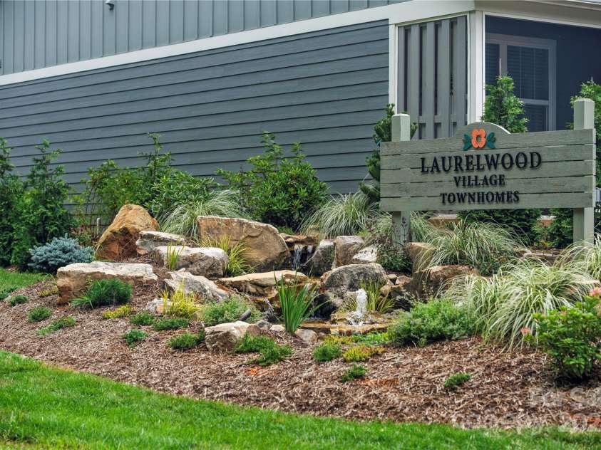 26 Heartleaf Circle, Arden, NC 28704.  MLS# CAR4166917, YatesRealty ID 5482. Community Entrance Sign