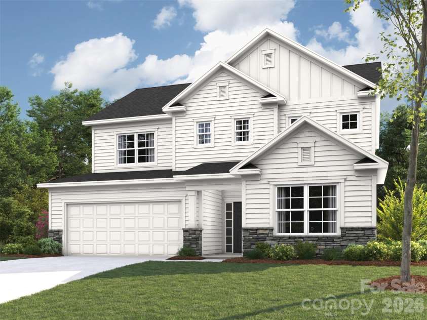 2143 Camber Drive, Gastonia, NC 28054.  MLS# CAR4429903, YatesRealty ID 54832. Elevation rendering only