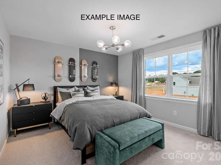 2143 Camber Drive, Gastonia, NC 28054.  MLS# CAR4429903, YatesRealty ID 54832. Example Photo - Bedroom 2