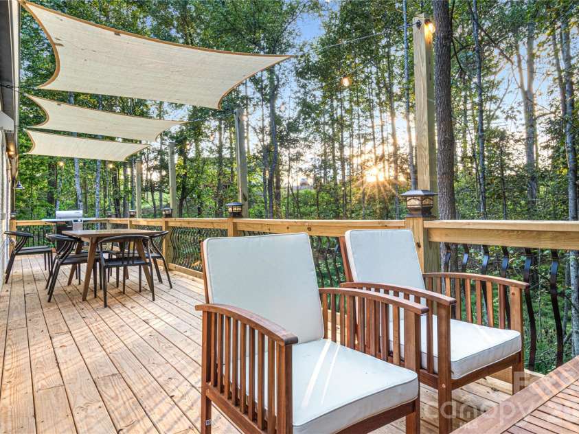 840 Jenkins Valley Road, Alexander, NC 28701.  MLS# CAR4370016, YatesRealty ID 54834. Back Deck