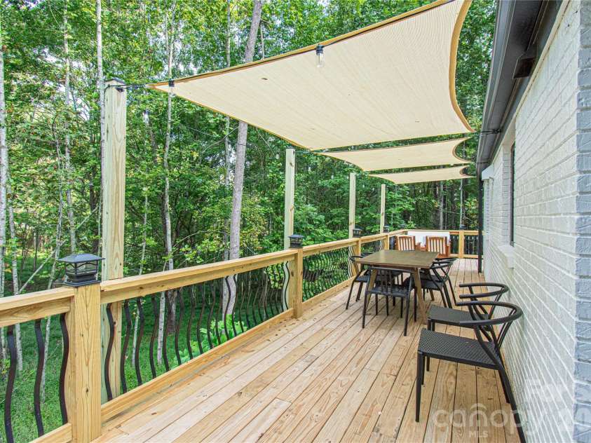 840 Jenkins Valley Road, Alexander, NC 28701.  MLS# CAR4370016, YatesRealty ID 54834. Back Deck