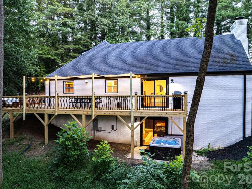 840 Jenkins Valley Road, Alexander, NC 28701.  MLS# CAR4370016, YatesRealty ID 54834. Back Exterior