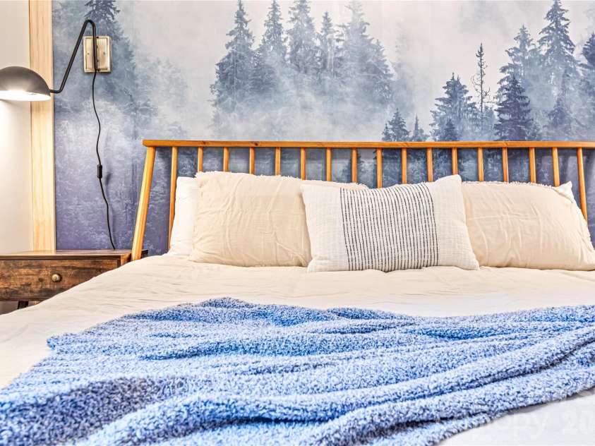 840 Jenkins Valley Road, Alexander, NC 28701.  MLS# CAR4370016, YatesRealty ID 54834. Main Level - Bedroom