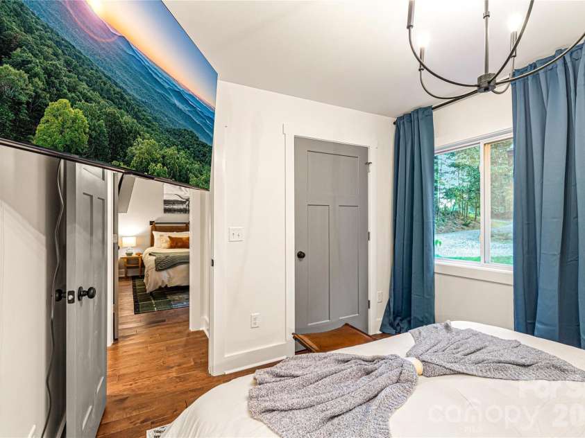 840 Jenkins Valley Road, Alexander, NC 28701.  MLS# CAR4370016, YatesRealty ID 54834. Main Level - Bedroom