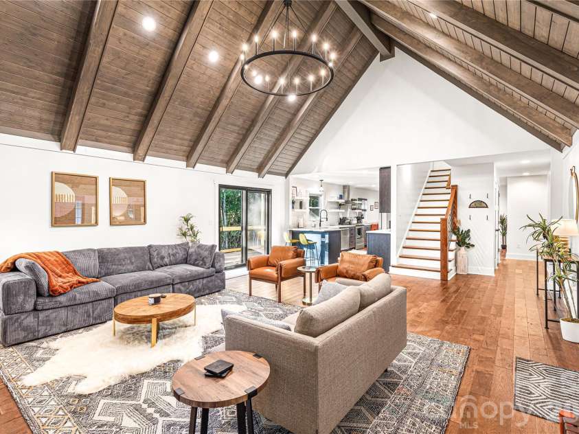 840 Jenkins Valley Road, Alexander, NC 28701.  MLS# CAR4370016, YatesRealty ID 54834. Main Level - Living Room