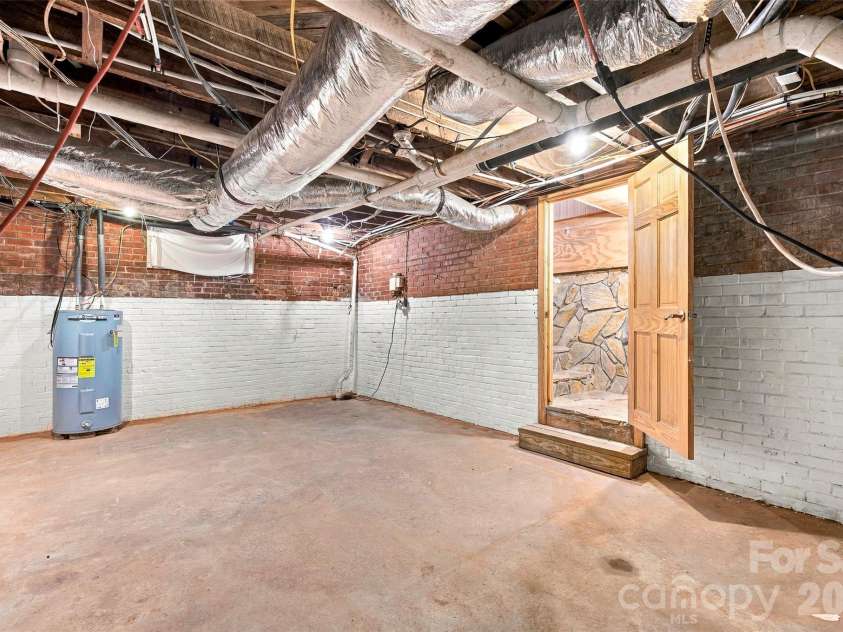 1892 Memorial Highway, Union Grove, NC 28689.  MLS# CAR4431157, YatesRealty ID 54837. Unfinished basement