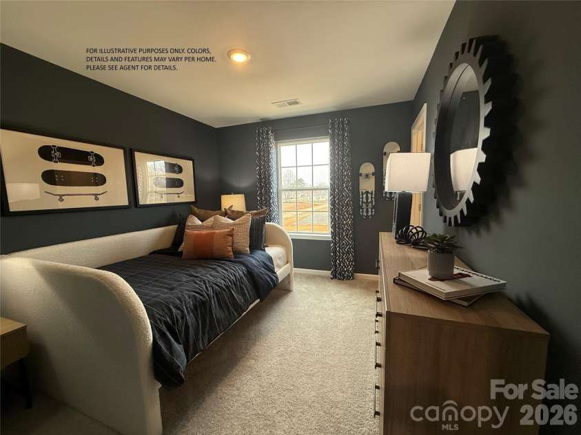 624 Sparano Loop, York, SC 29745.  MLS# CAR4346494, YatesRealty ID 5484. Secondary bedroom 2.