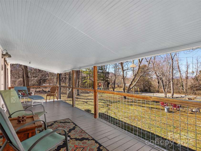 259 Herron Cove Road, Weaverville, NC 28787.  MLS# CAR4228536, YatesRealty ID 5487. Covered Front Porch