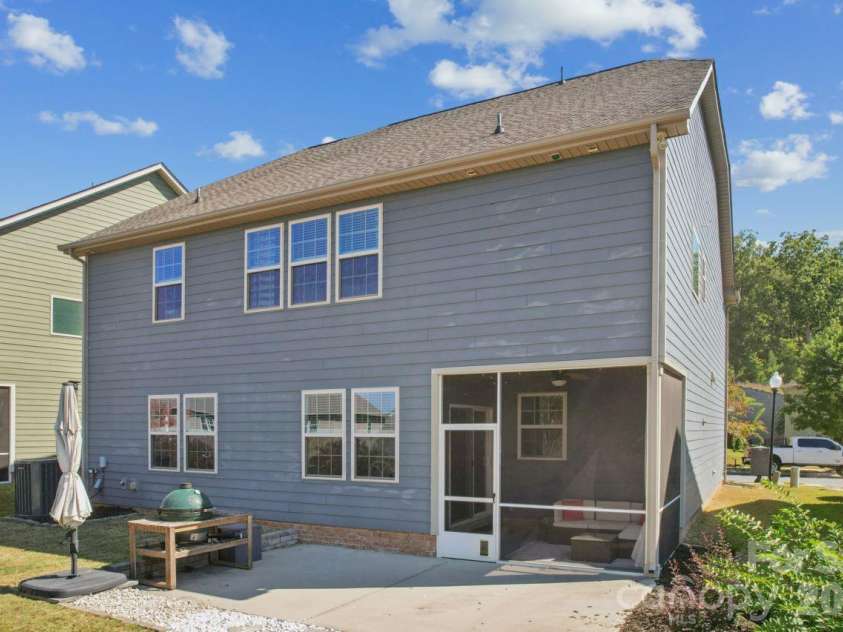 3018 Oakmere Road, Waxhaw, NC 28173.  MLS# CAR4431624, YatesRealty ID 54879. Back deck and screened-in porch