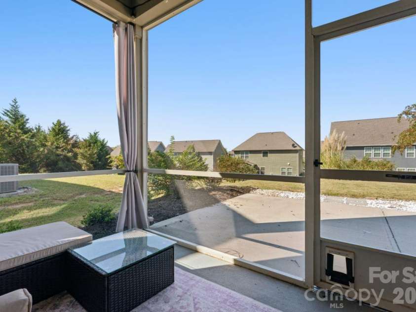 3018 Oakmere Road, Waxhaw, NC 28173.  MLS# CAR4431624, YatesRealty ID 54879. Screened-in Back Porch