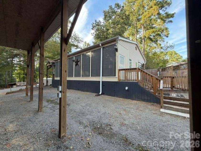 109 Driftwood Trail, Mount Gilead, NC 27306.  MLS# CAR4431756, YatesRealty ID 54915. Side View