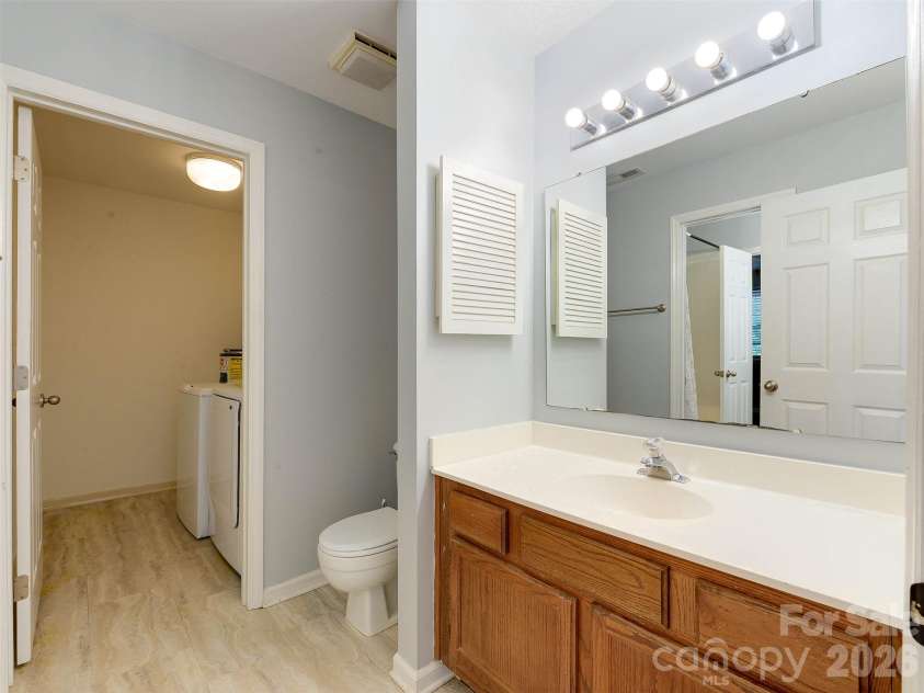 766 Marsh Road, Charlotte, NC 28209.  MLS# CAR4408658, YatesRealty ID 54919. Bathroom and Laundry Room