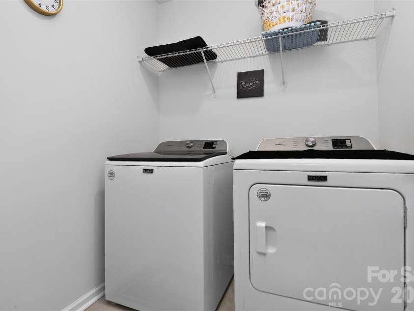 1019 Chicory Trace, Clover, SC 29710.  MLS# CAR4400233, YatesRealty ID 54923. Laundry room