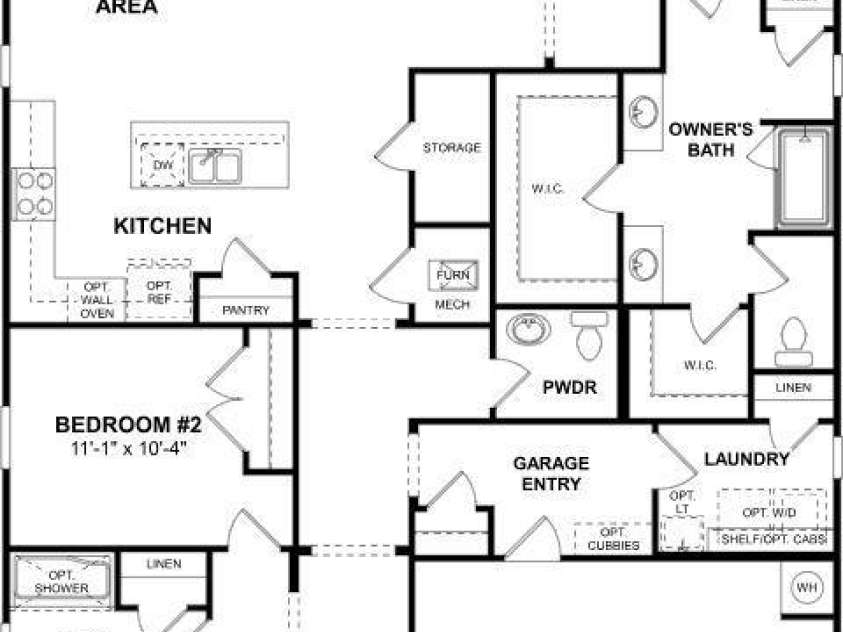 2032 Boulder Ridge Drive, Gastonia, NC 28052.  MLS# CAR4431800, YatesRealty ID 54961. Floor plan