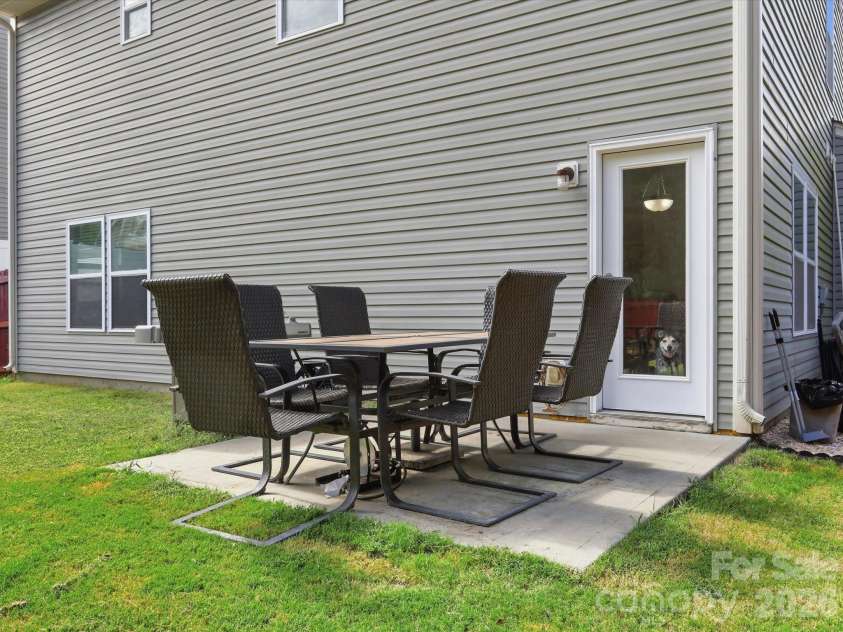 2104 Argentum Avenue, Indian Land, SC 29707.  MLS# CAR4429934, YatesRealty ID 55011. Back patio