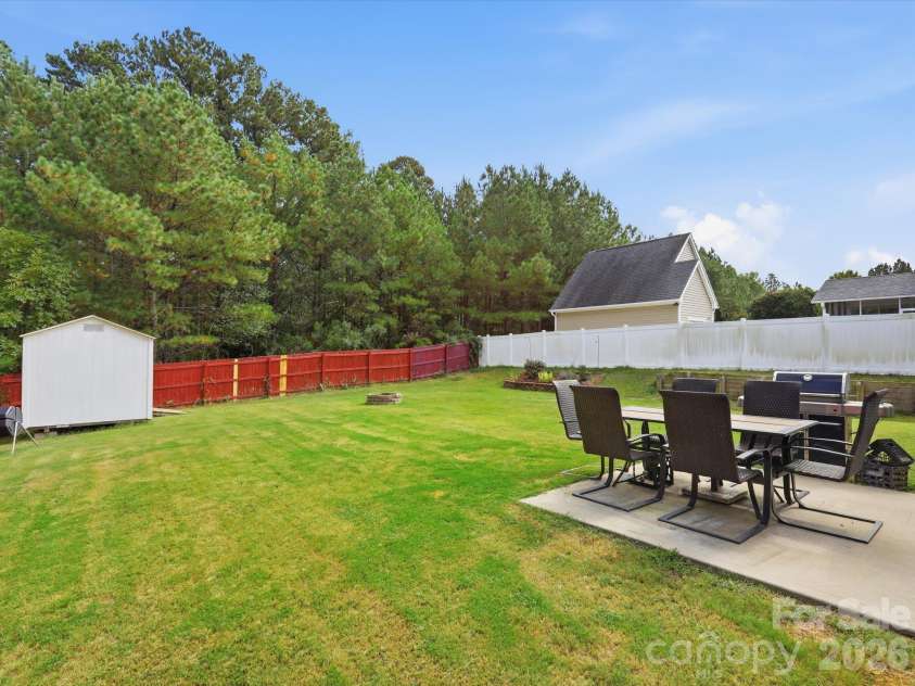 2104 Argentum Avenue, Indian Land, SC 29707.  MLS# CAR4429934, YatesRealty ID 55011. Large Backyard